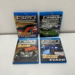 1320 Video Texas Streets Blu-ray Street Racing The Hunt Lockdown Evade Lot of 4